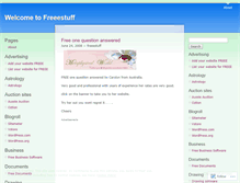 Tablet Screenshot of freeestuff.wordpress.com