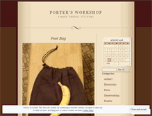 Tablet Screenshot of portersworkshop.wordpress.com