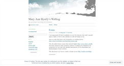 Desktop Screenshot of mabyerlyblog.wordpress.com