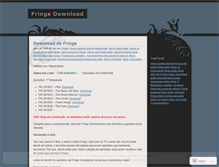 Tablet Screenshot of fringedownload.wordpress.com