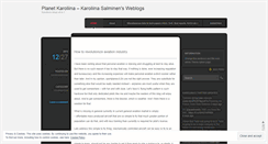 Desktop Screenshot of karoliinasalminen.wordpress.com