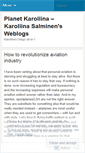 Mobile Screenshot of karoliinasalminen.wordpress.com