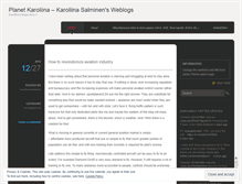 Tablet Screenshot of karoliinasalminen.wordpress.com