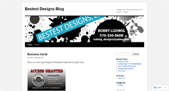 Desktop Screenshot of bestestdesigns.wordpress.com