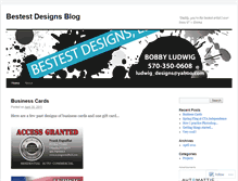 Tablet Screenshot of bestestdesigns.wordpress.com