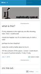 Mobile Screenshot of cynilist.wordpress.com