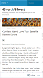 Mobile Screenshot of 43north89west.wordpress.com