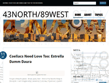 Tablet Screenshot of 43north89west.wordpress.com