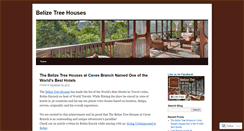 Desktop Screenshot of belizetreehouses.wordpress.com