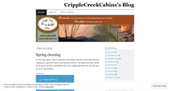 Desktop Screenshot of cripplecreekcabins.wordpress.com
