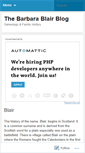 Mobile Screenshot of barbarablair.wordpress.com