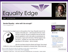 Tablet Screenshot of equalityedge.wordpress.com