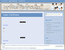 Tablet Screenshot of infinitefanfiction.wordpress.com