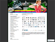 Tablet Screenshot of designaquiacontece.wordpress.com