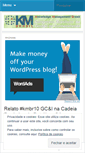 Mobile Screenshot of kmbrasil2010.wordpress.com