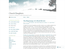 Tablet Screenshot of churchdaughters.wordpress.com