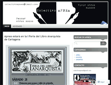 Tablet Screenshot of colectivoapnea.wordpress.com