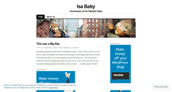 Desktop Screenshot of isababy.wordpress.com