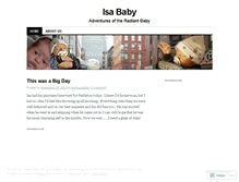 Tablet Screenshot of isababy.wordpress.com