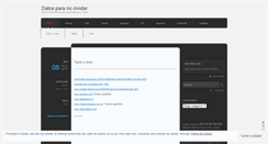 Desktop Screenshot of flodatos.wordpress.com