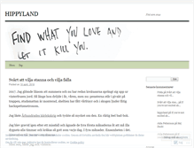 Tablet Screenshot of hippyland.wordpress.com