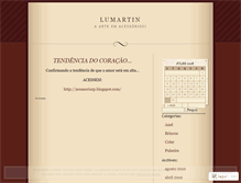 Tablet Screenshot of lumartin.wordpress.com