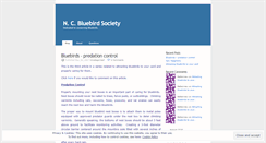 Desktop Screenshot of ncbluebirdsociety.wordpress.com