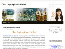 Tablet Screenshot of obatleptospirosisherbalblog.wordpress.com