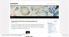 Desktop Screenshot of ipad3parts.wordpress.com