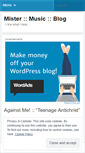 Mobile Screenshot of mistermusicblog.wordpress.com