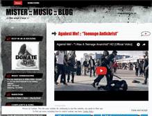 Tablet Screenshot of mistermusicblog.wordpress.com