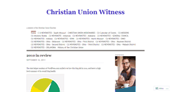 Desktop Screenshot of cuwitness.wordpress.com