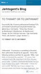 Mobile Screenshot of jerktogent.wordpress.com