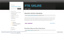 Desktop Screenshot of hansiptk.wordpress.com