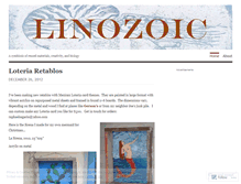 Tablet Screenshot of linozoic.wordpress.com