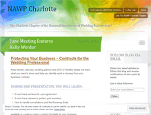 Tablet Screenshot of nawpcharlotte.wordpress.com