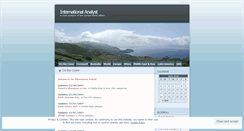Desktop Screenshot of internationalanalyst.wordpress.com