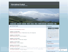 Tablet Screenshot of internationalanalyst.wordpress.com