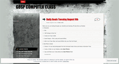 Desktop Screenshot of gospcomputerclass.wordpress.com