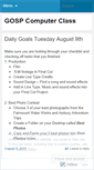 Mobile Screenshot of gospcomputerclass.wordpress.com