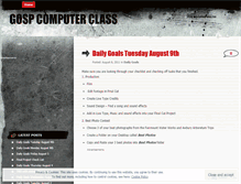 Tablet Screenshot of gospcomputerclass.wordpress.com