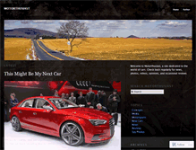 Tablet Screenshot of motorthusiast.wordpress.com