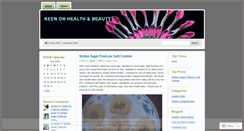 Desktop Screenshot of keenonhealth.wordpress.com