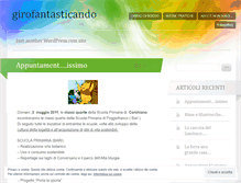 Tablet Screenshot of girofantasticando.wordpress.com