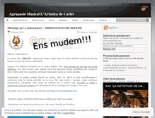 Tablet Screenshot of lartisticadecarlet.wordpress.com