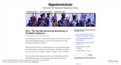 Desktop Screenshot of napoleonictonic.wordpress.com