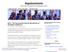 Tablet Screenshot of napoleonictonic.wordpress.com