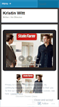 Mobile Screenshot of kristinwitt.wordpress.com
