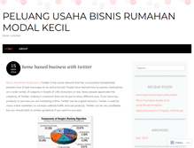 Tablet Screenshot of bisnisrumahanmodalkecil7.wordpress.com