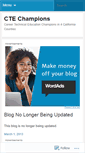 Mobile Screenshot of ctechampions.wordpress.com